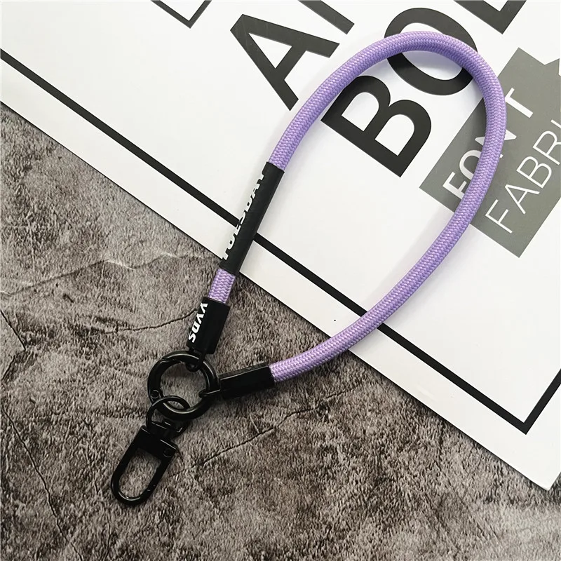 Versatile Metal Keychain with Lanyard Strap