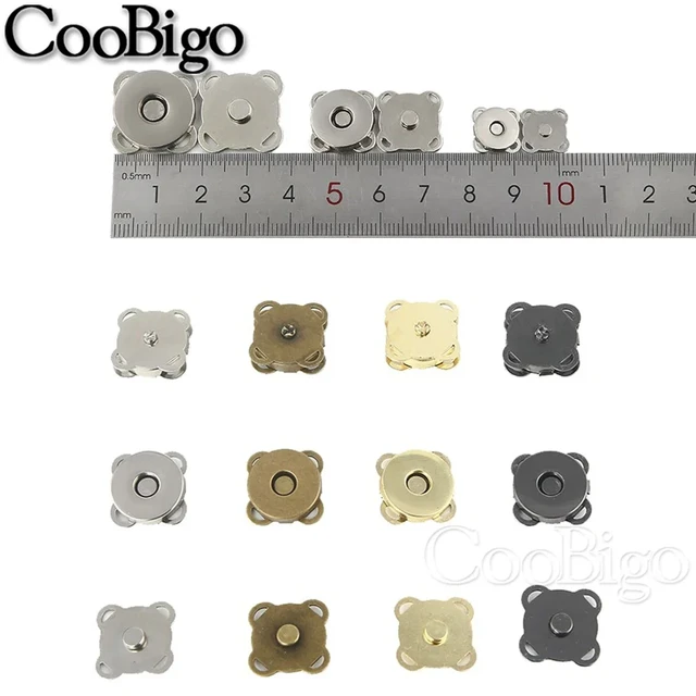Magnetic Buttons Metal Fasteners Snaps  Sew Magnetic Snap Magnet Button -  10sets - Aliexpress