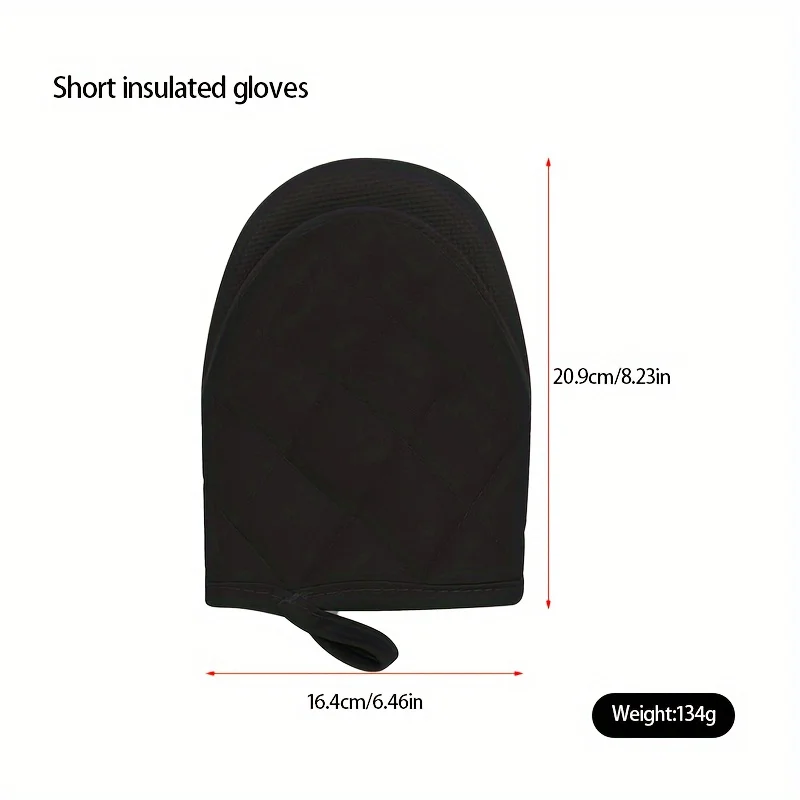 Silicone Oven Mitts Multilayer silicone kitchen oven mitts for cooking and baking-non-slip heat-resistant gloves food safe Kitchen Gloves Silicone Oven Gloves