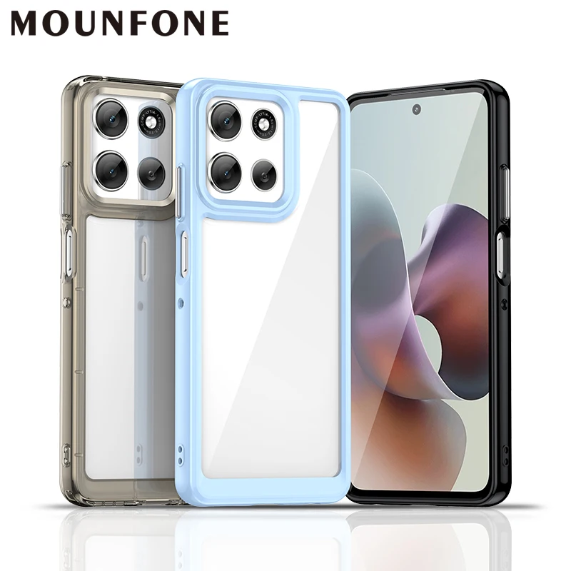 Transparent Colorful TPU Protective Case Cover
