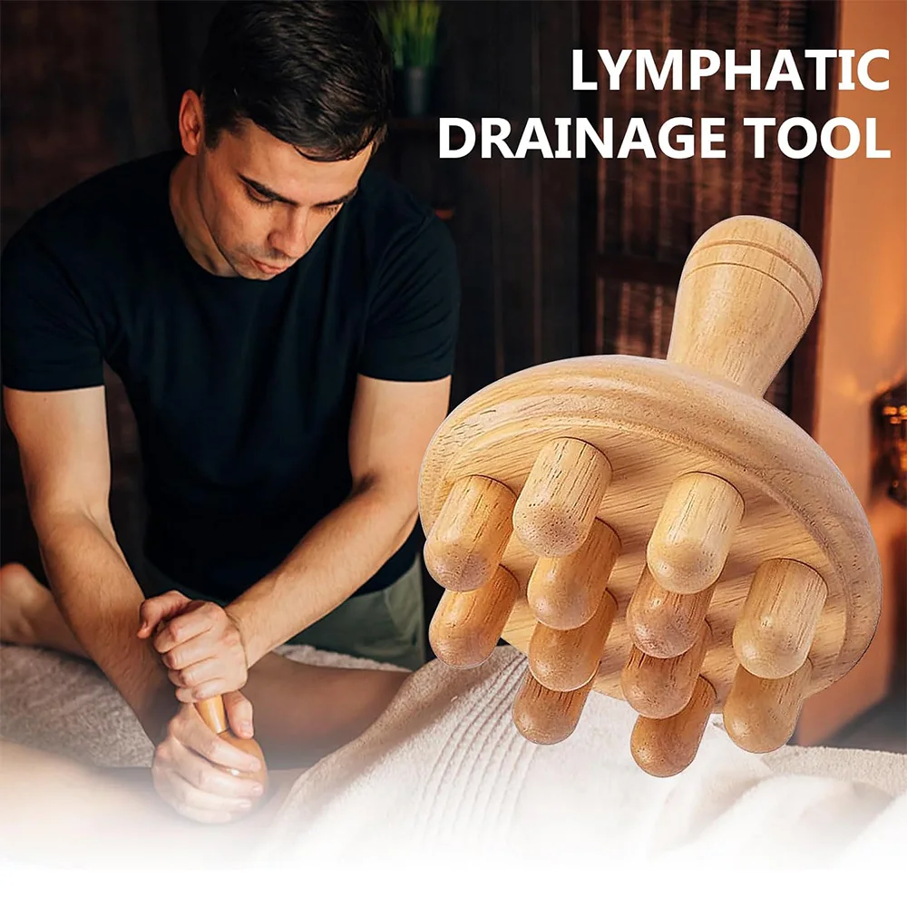 Massagerolle Aus Holz Zur Lymphdrainage Und Gua Sha Massage_voghion.com