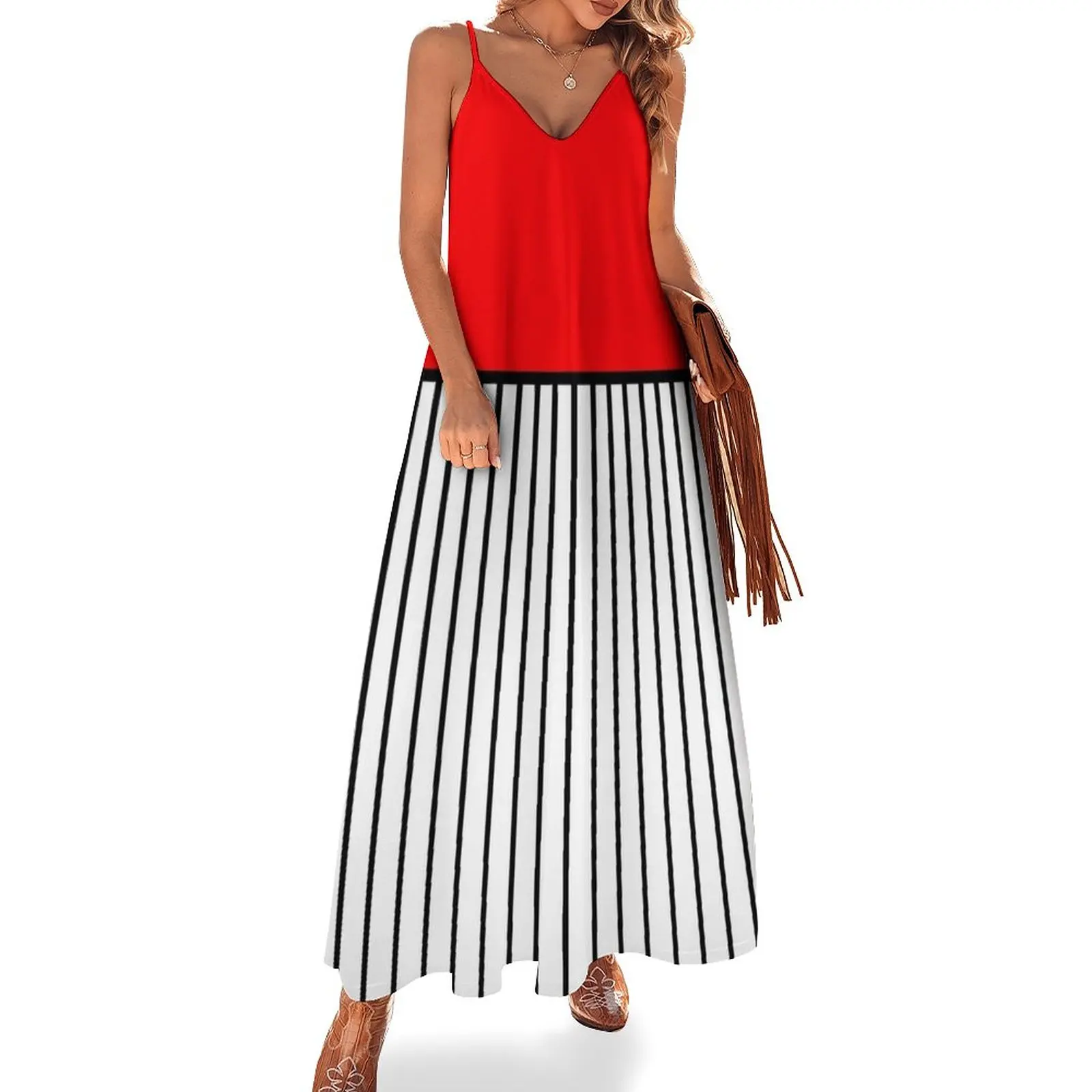 

Элегантное дизайнерское вечернее платье без рукавов, одежда