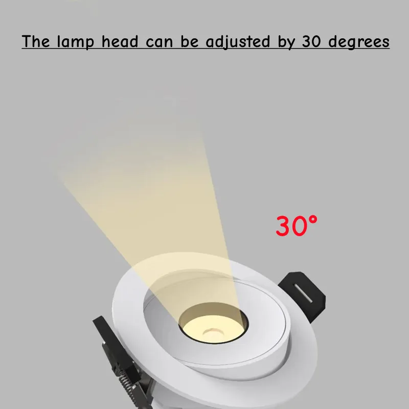 Ultra-Compact Embedded LED Spotlight for Ambient and Accent Lighting