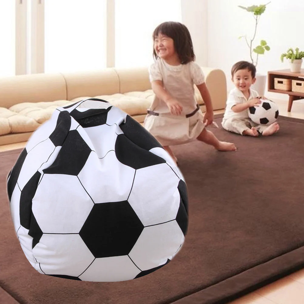 Polyester Football Storage Bag Kids Bean Bag Chair Cover