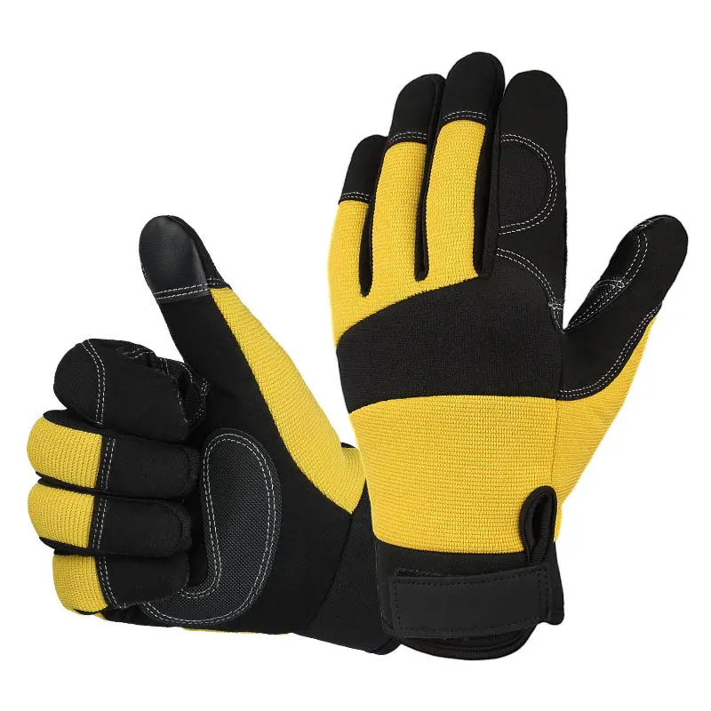 MANUSAGE Safety Work Gloves Men and Women, Microfoam Nitrile Work Gloves Large, Thin Work Gloves with Touchscreen Fingers, Work Gloves Women, Men's