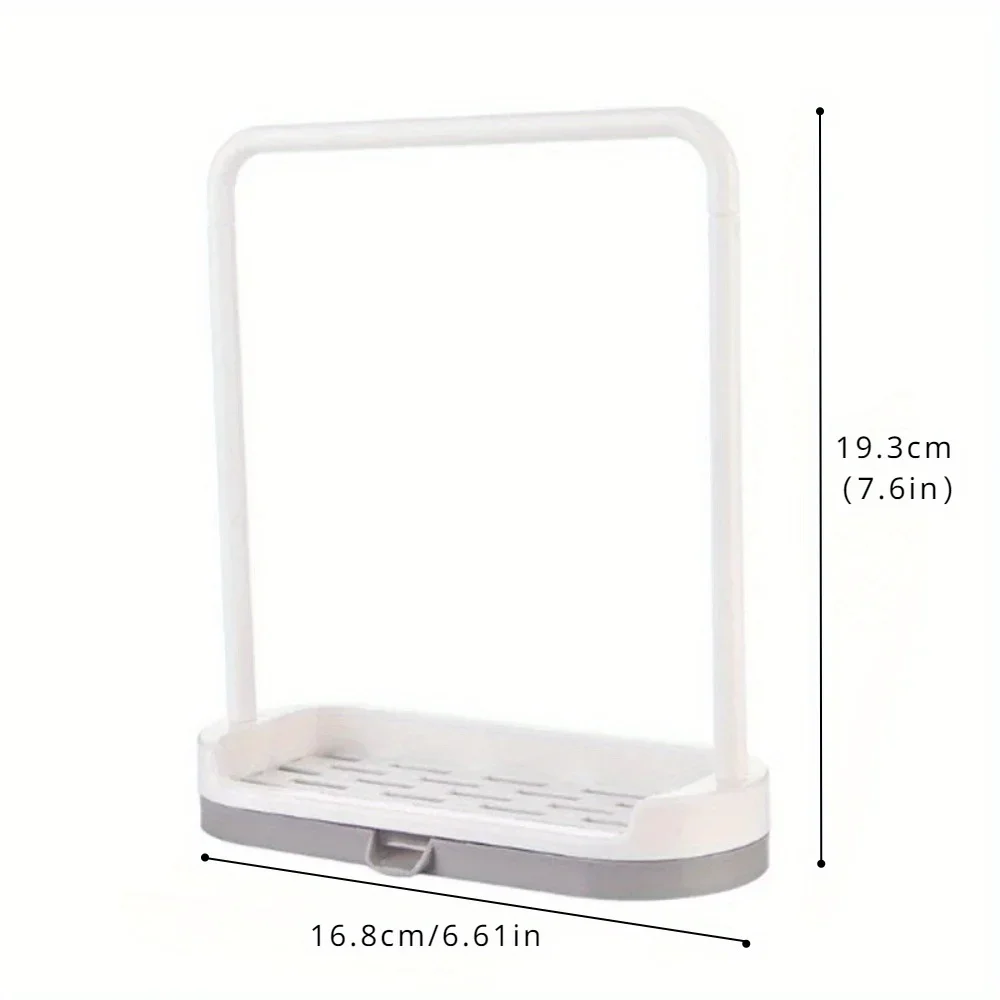 1PC Kitchen Towel Storage Rack Sponge Drain Shelf Plastic Dishcloth Stand Home Organizer Holders Organizer Kitchen