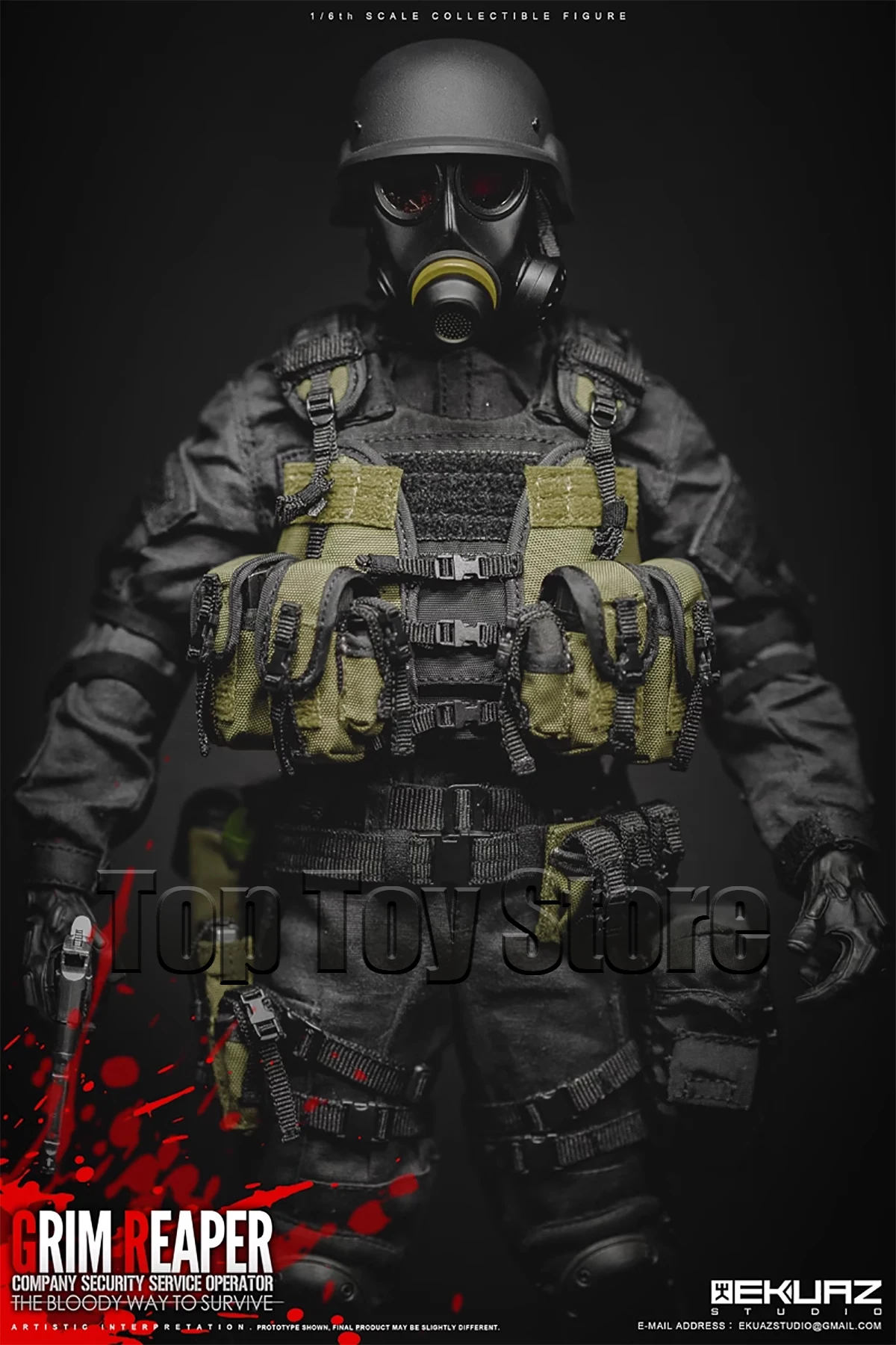 Фигурка EKUAZ STUDIO EKS05 1/6 Hunk Grim Reaper Company | AliExpress