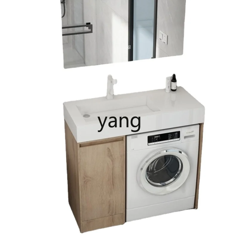 

Yjq Bathroom Drum Washing Machine Stone Plate Integrated Washbasin Washstand Sink Floor