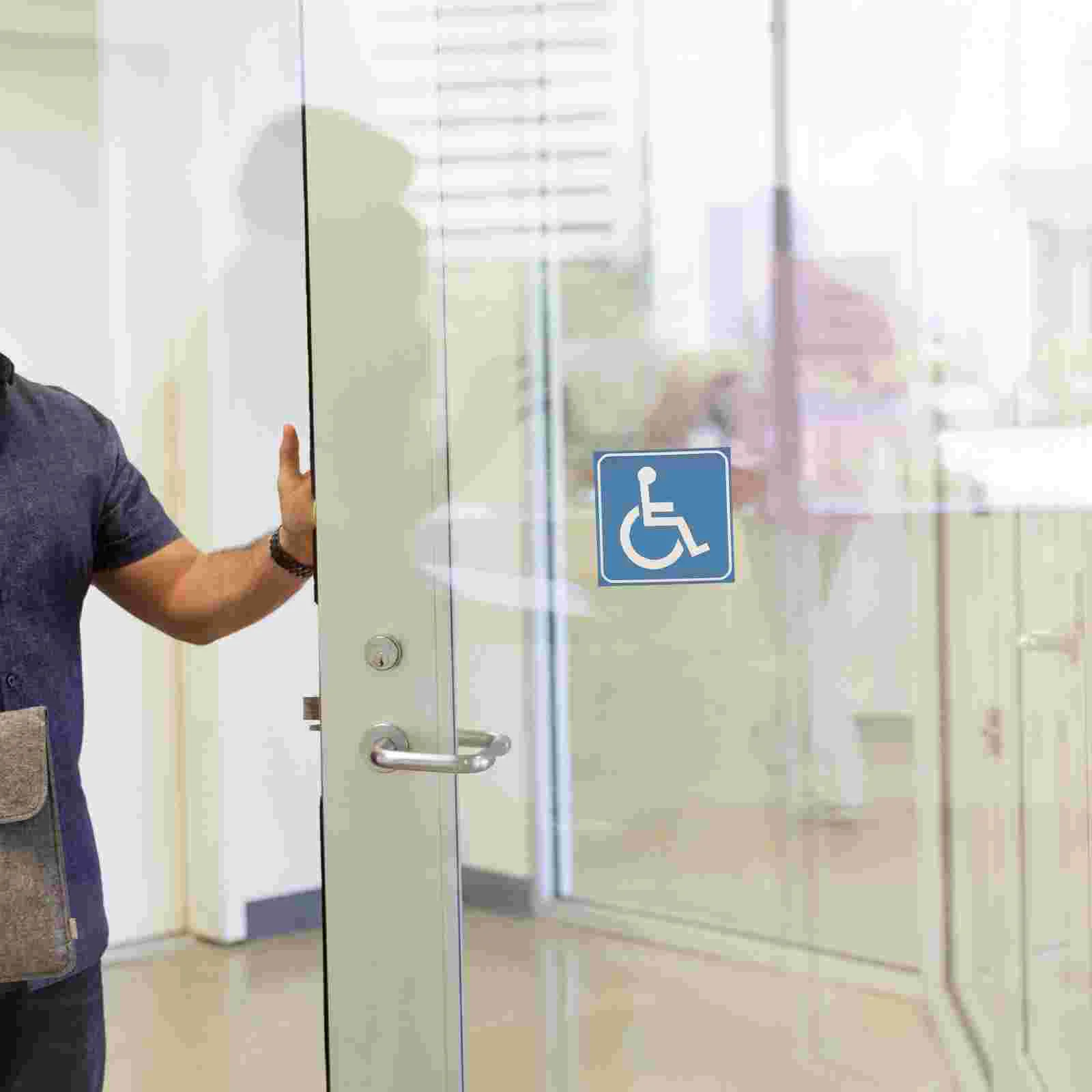 Disabled Wheelchair Sign Handicap Stickers Decal Symbol Disability Parking Toilet trespassing sign