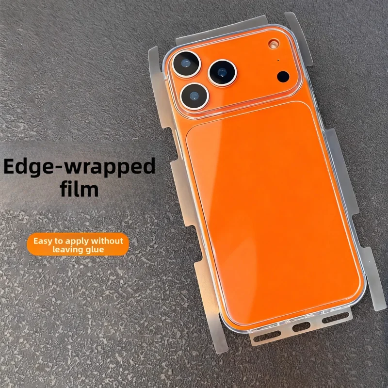 Für iPhone 17 Pro Max 16 Plus 15 14 13 12 11 2IN1 HD Seite Rahmen + Zurück Schutz Film für iPhone 17 Pro Luft Grenze Hydrogel Film