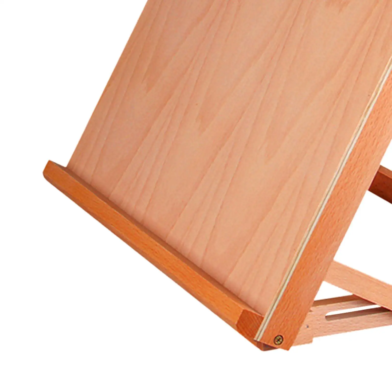 Foldable Art Stand Wooden Desktop Easel Adjustable Beech Board Table Easel Craft Workstation for School Sketching Art Painting