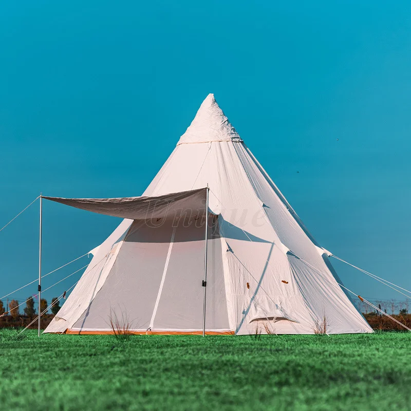 

Large Space Windproof Camping Tent, Waterproof, Outdoor, Indian Wedding Tent, 3-4 Person
