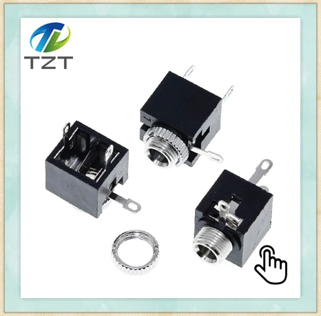 1/5PCS DC099 5,5mm x 2,1mm DC Power Jack Buchse Weibliche Panel Mount Stecker Metall DC-099 Offene Loch 11MM 5,5*2,1 5,5*2,5 – Detail 4