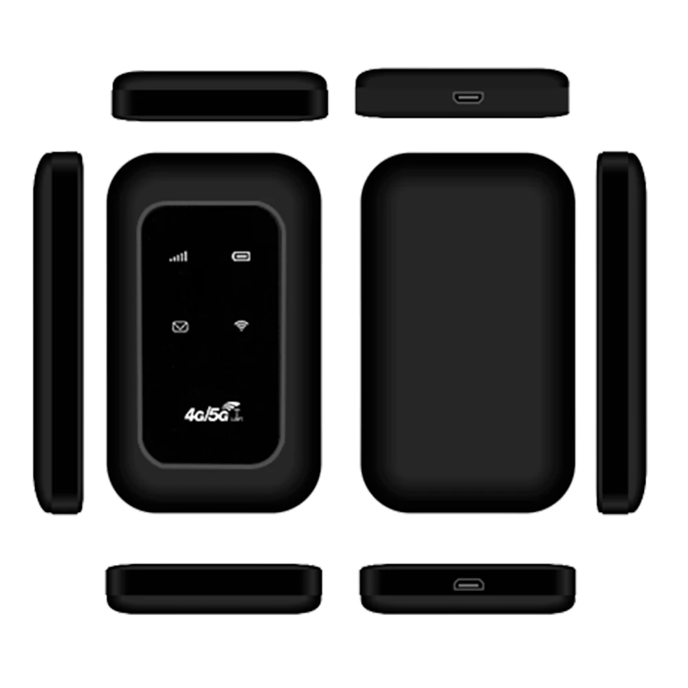 SIM 카드 슬롯이 있는 휴대용 미니 라우터, RV 여행 휴가 캠핑 원격 지역, 고속 여행 핫스팟 4G LTE 모뎀 라우터