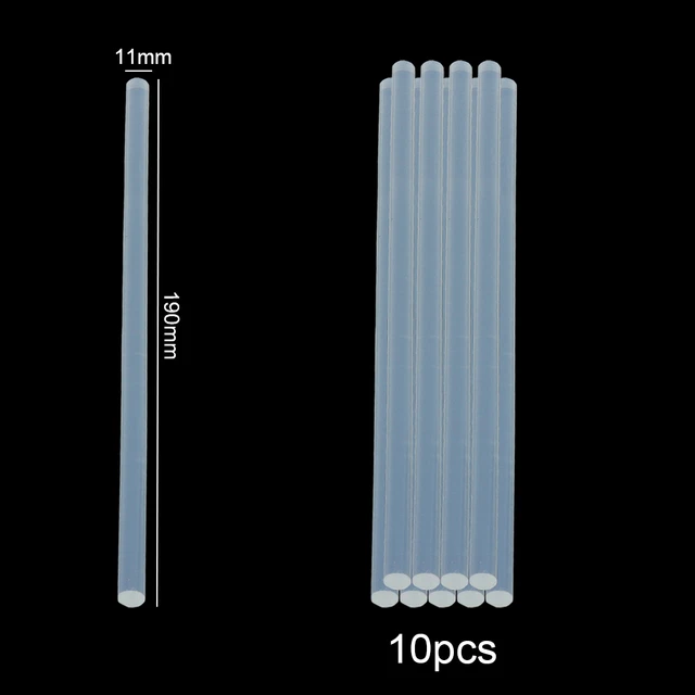 Hot Melt Glue Sticks For Glue Gun 11mm Diameter 190mm Length Clear