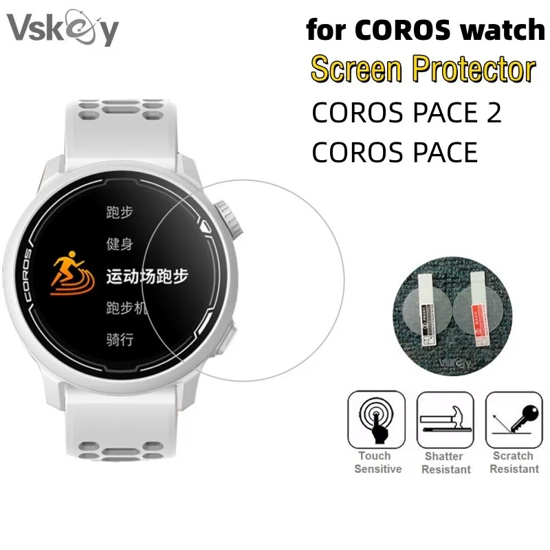 10Pcs Smart Watch Screen Protector Per Coros Pace 2 Pellicola Protettiva Antigraffio Rotonda In Vetro Temperato Per Coros Pace