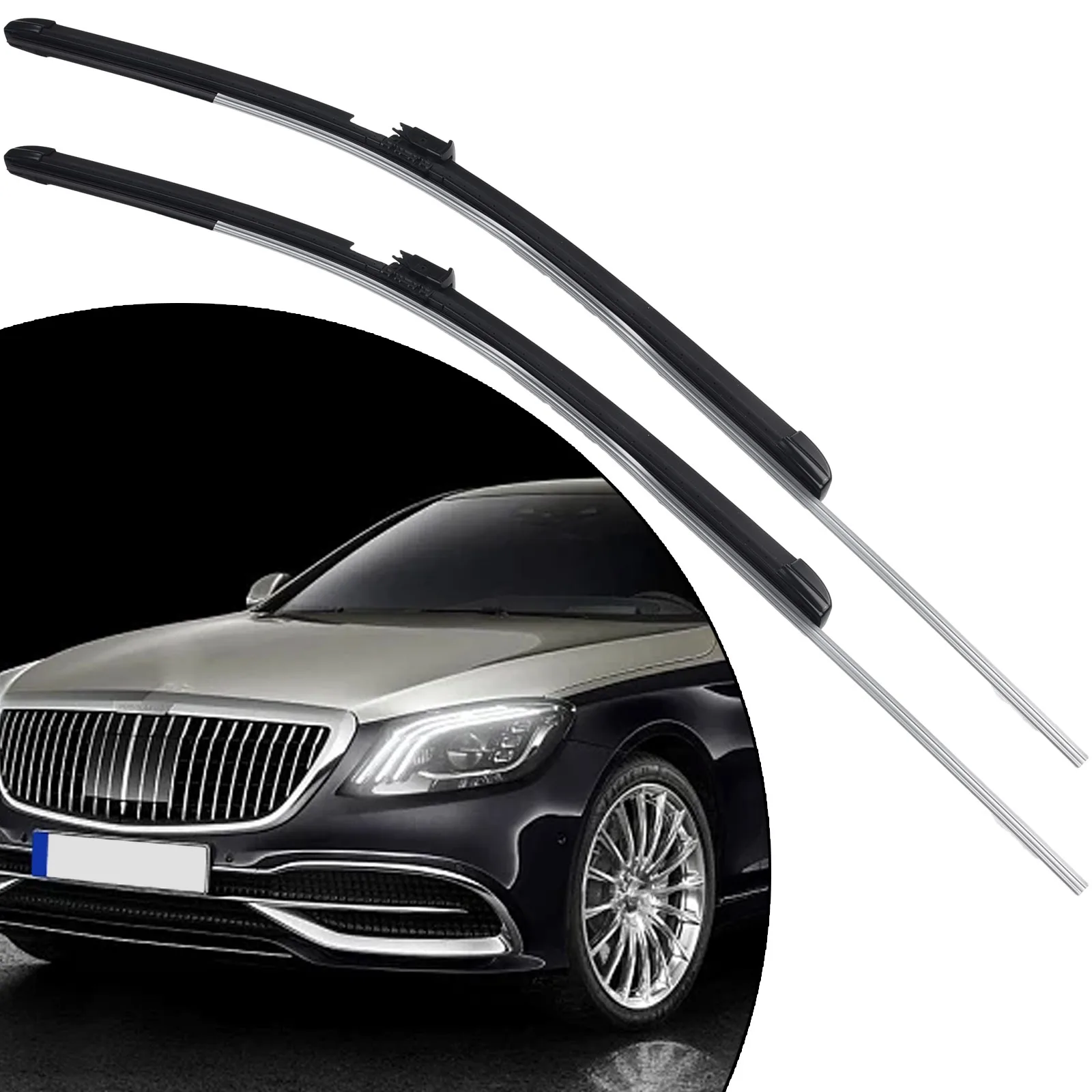 

Wiper Blade Heated Front Windshield Wiper Blade for Mercedes S450 S550 S550e S560 Direct Fit Easy Installation