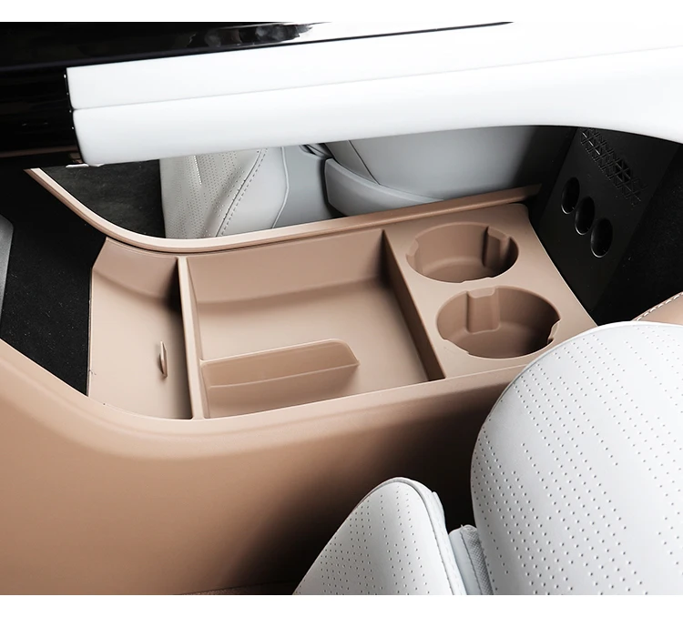 For AVATR 07 Car Central Control Lower Storage Box Silicone Partition Storage Water Cup Holder Car Interior Organizer Box Tray detail image 8