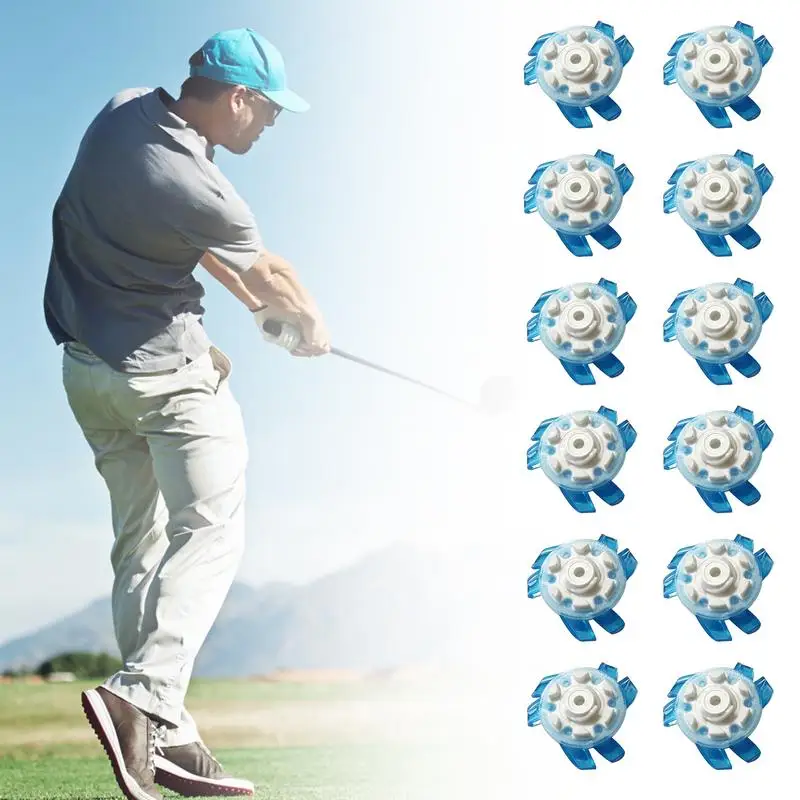 Golf Shoe Spikes 12pcs Anti Slip Golf Shoe Spikes Golf Cleat Golf Shoe Spikes Replacements Training Parts Golf Shoe Spikes 4