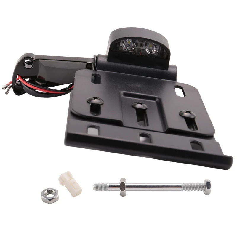 

1 шт. складной Кронштейн номерного знака для Sportster XL883 XL1200 2004-2016 черный