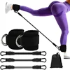 Ankle Straps Resistance Bands Set Fitness Workout Yoga Exercise Equipment Glutes Legs Strength Training for Gym Man Woman 3