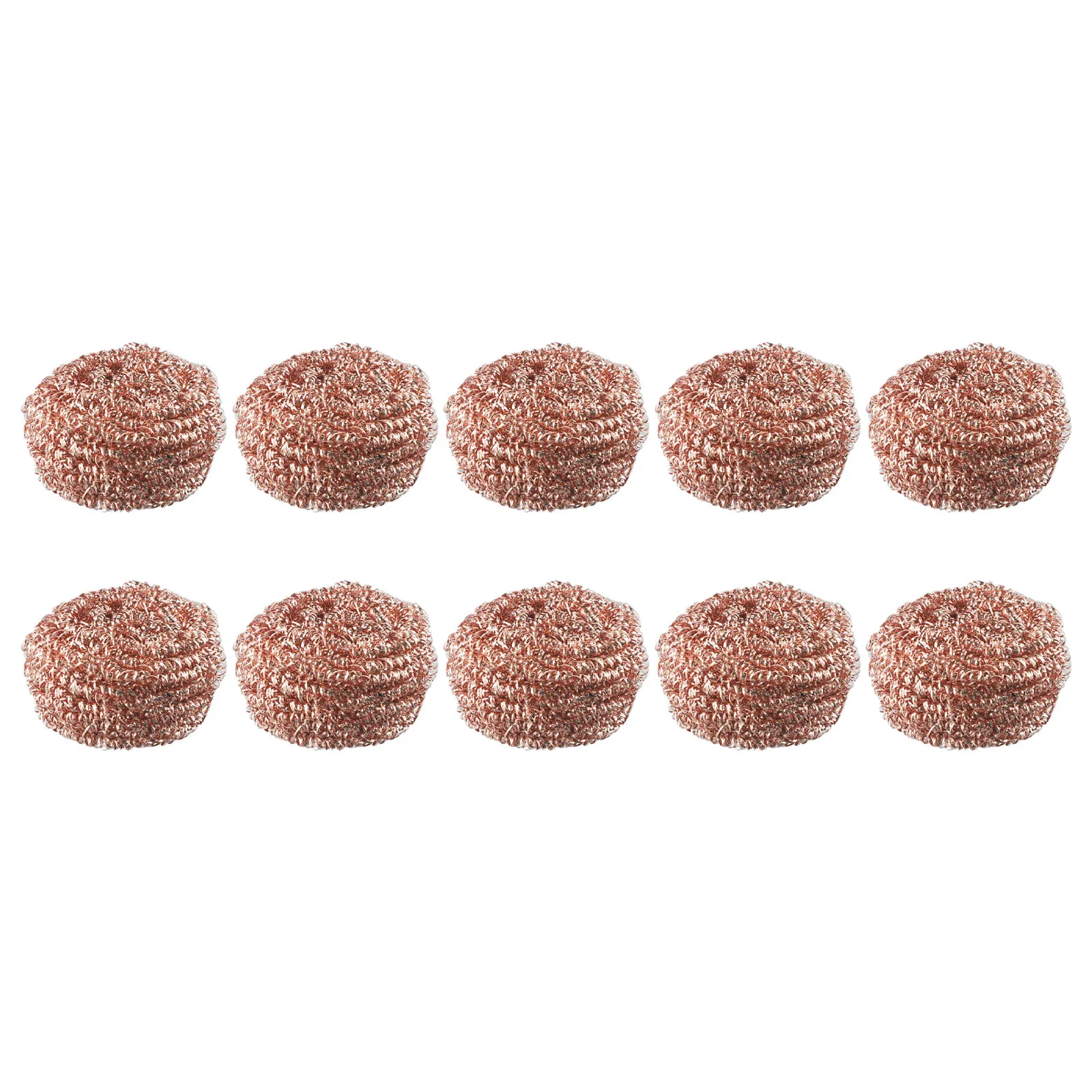 

10PCS Copper Metal Wire Sponge Ball Iron Tip Nozzle Cleaner Kitchen Slag Remover Tool Household Copper Wire Cleaner Sponge Ball