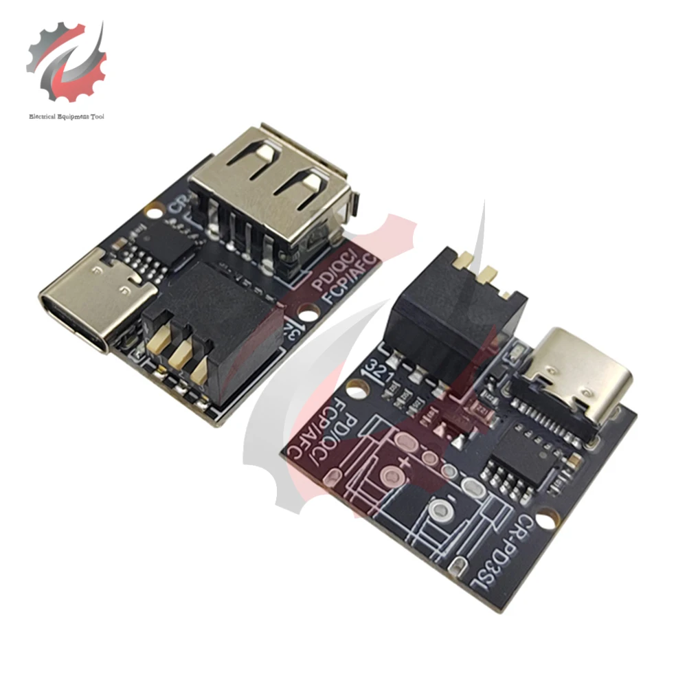 

PD/QC Fast Charging Protocol Deception Type-c Mother Head Aging Test Board 100W Intelligent Trigger Power Supply Module
