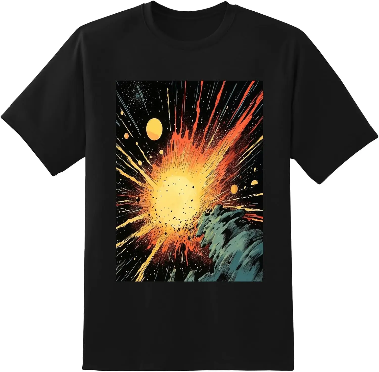 

T-Shirts for Men Soft Lightweight Crewneck Printed Short Sleeve Casual Shirts Modern Fit Premium Tee X-Small