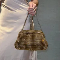 Luxury Glitter Cloud Bag Women's Handbag Crystal Shiny Rhinestones Diamond Evening Bag Wedding Party Clutch Purse Shoulder Bags - Image 2