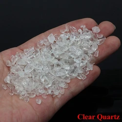 Natural Stone Crystal Chips for Healing and Home Decor (Clear Quartz)