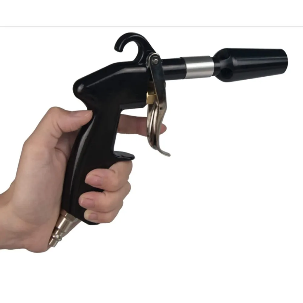 Two Way Air Duster Blow Gun with Adjustable Air Flow Pneumatic Air Compressor Accessory Tool Dust Cleaning Air Blower Gun 2