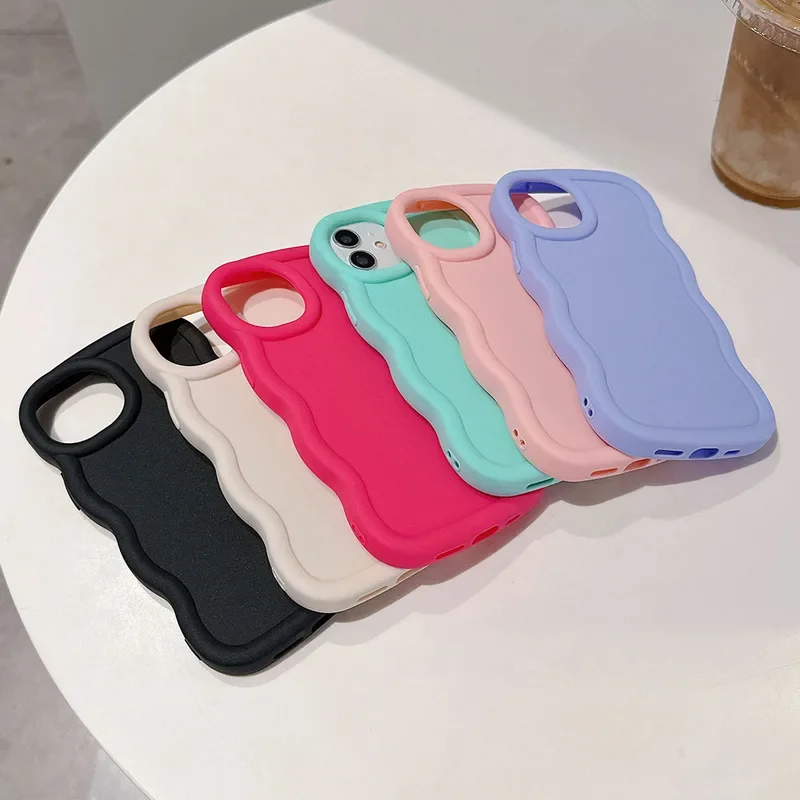 Candy Color Silicone Soft Phone Case - Vibrant and Protective Cover