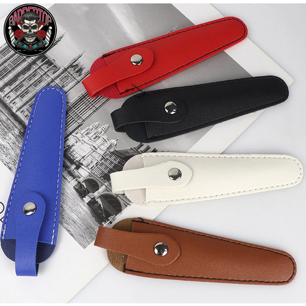 Scissor protective Cover Hairdressing Haircutting Shears Leather Packet Salon Professional Scissors Tools Storage Bag Accessory