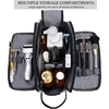 New Mens Travel Toiletry Wash Bag Big Capacity Oxford Cloth Cosmetic Makeup Organizer Shaving Dopp Kits with Double Compartments 4