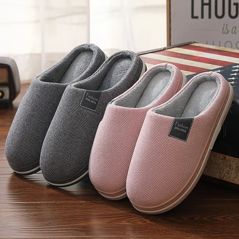 Home Fuzzy Slipper Women Winter Fur Warm Plush Non Slip Grip Indoor Lazy Soft Female Thermal Floor Shoe Flat Plus Size Male Men women slippers,warm slippers