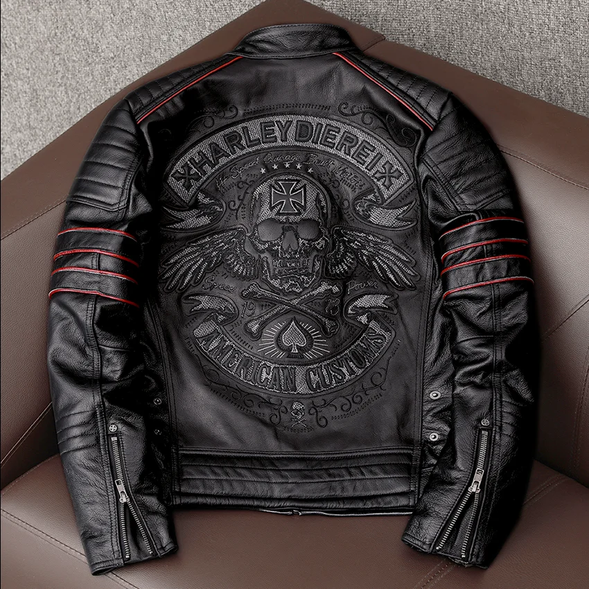 Blouson moto en cuir Harley Davidson - Rider Trend