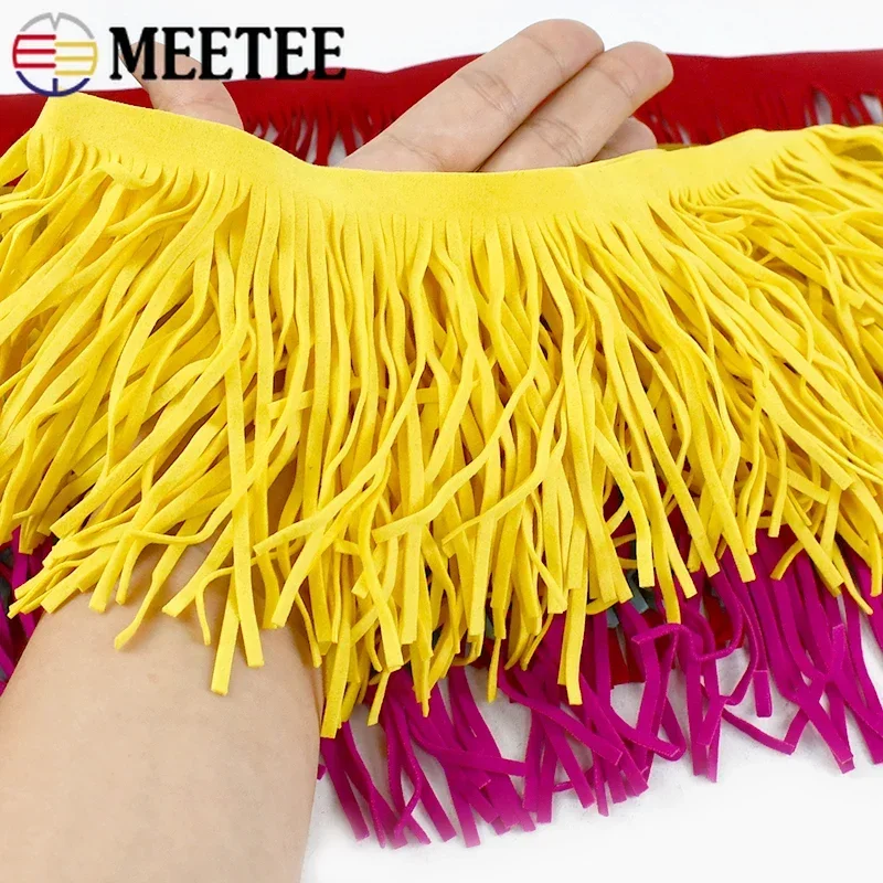 2Meters 10-30cm Suede Tassel Fringes for Clothes Dress Decoration Lace Trim Fringe Bag Fabric Curtain Trimming Sewing Accessory