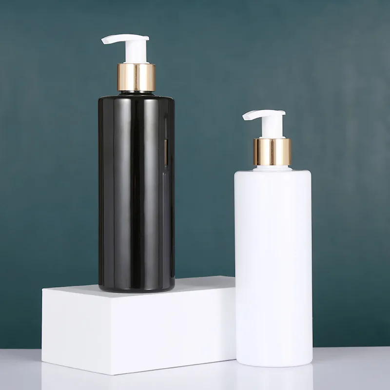 

12pcs/lot 500ml Bathroom Matte Black Hand Soap Bottle Kitchen Soap Dispenser Dish Soap Bottle Refillable Bottle Home Decoration