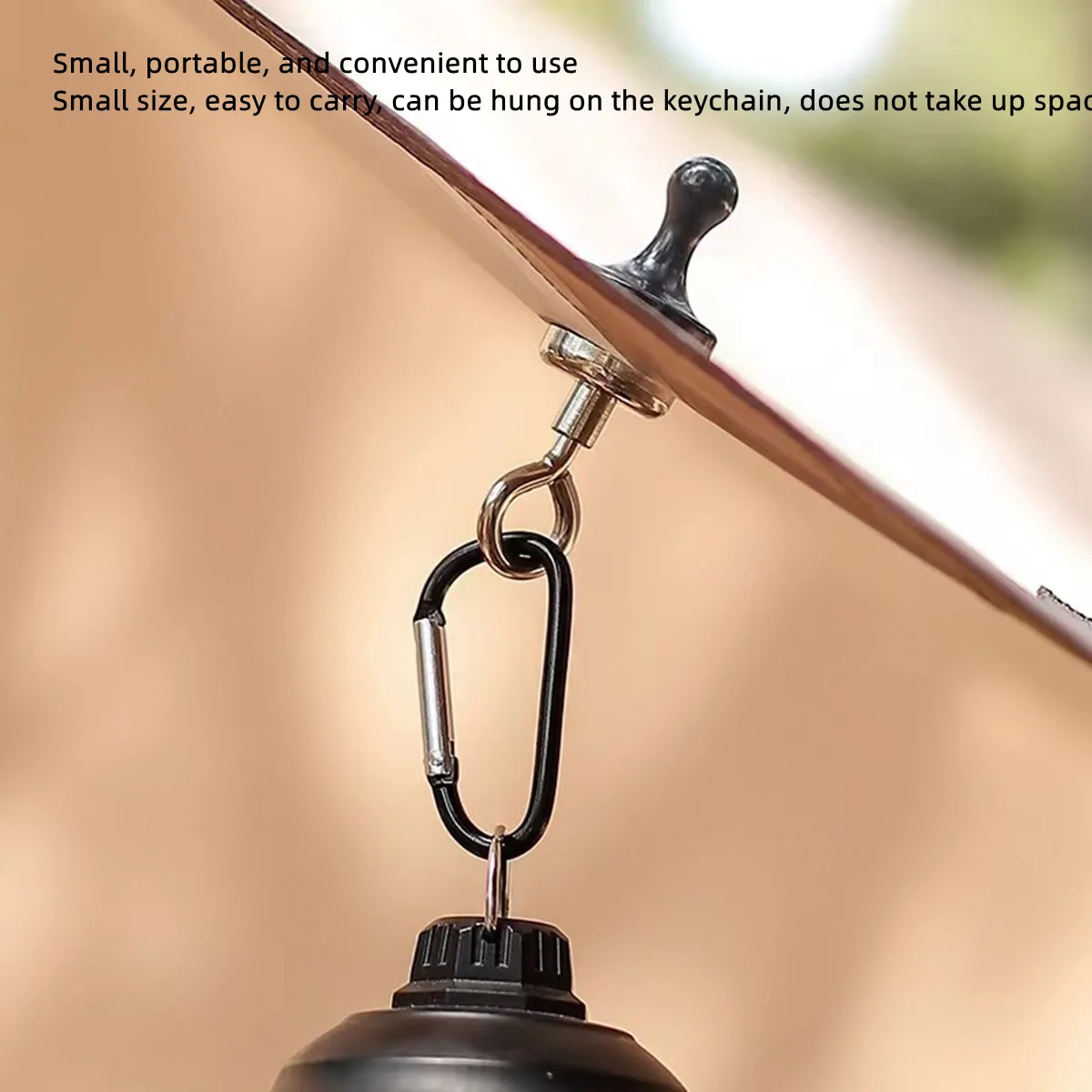 Heavy Duty Magnetic Carabiner Hooks for Outdoor and Camping Use