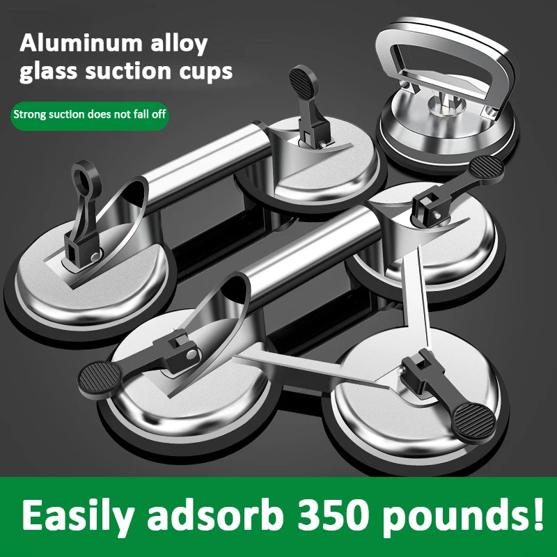 Vacuum Suction Cup with Aluminum Handle Heavy Duty Industrial Suction Cup Lifter Tool for Glass Granite Tile Metal board Lifting