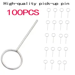 100pcs Eject Sim Card Ejector Tool Pick-up Pin Universal Mobile Phone Remover Tray to Open For IPhone 13 Xiaomi Samsung huawei