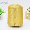 500g*1 piece paillette yarn Sequins wool needle Natural beads lace tie a knot yarn for hand knitting crochet thread line t64 1