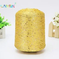 500g*1 piece paillette yarn Sequins wool needle Natural beads lace tie a knot yarn for hand knitting crochet thread line t64 1