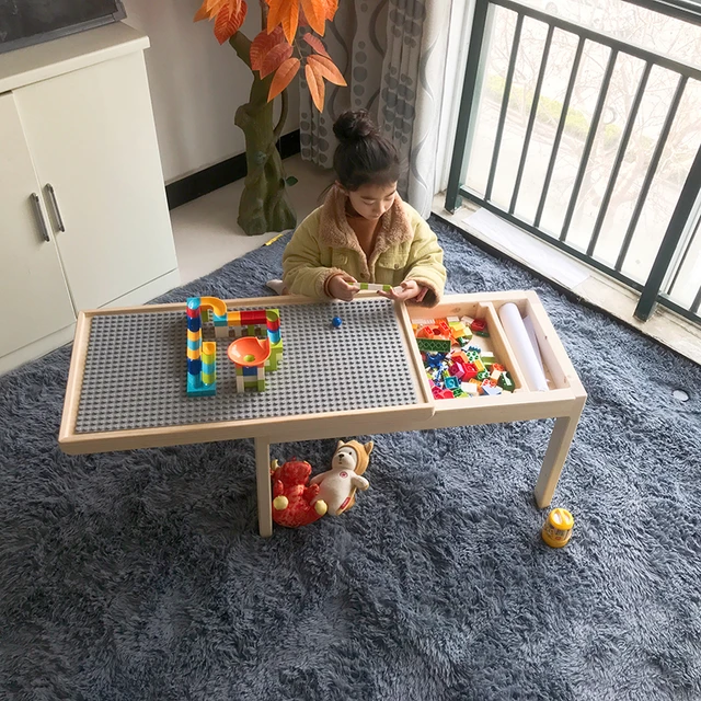 Table de blocs de construction pour enfants, bureau