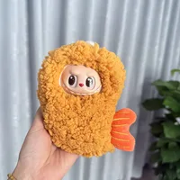 Vêtements pour Labubu Wacky Mart, vêtements de poupée mignons, vêtements alimentaires cafards, tenue de crevettes frites, Costumes de dessin animé, costume de poupée à faire soi-même 2