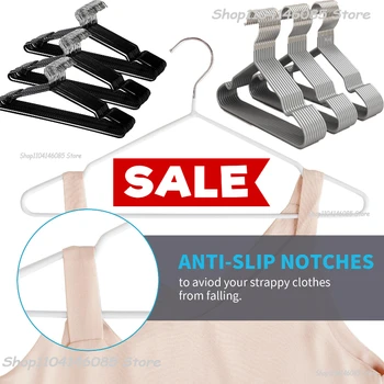 10 Metal Non-Slip Hangers 1