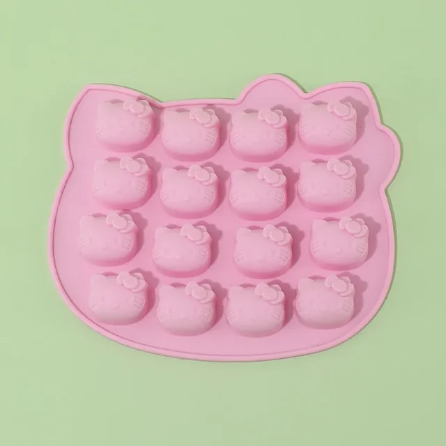 귀여운 요리의 세계를 여는 Sanri Hello Kitty 내열성 실리콘 몰드
