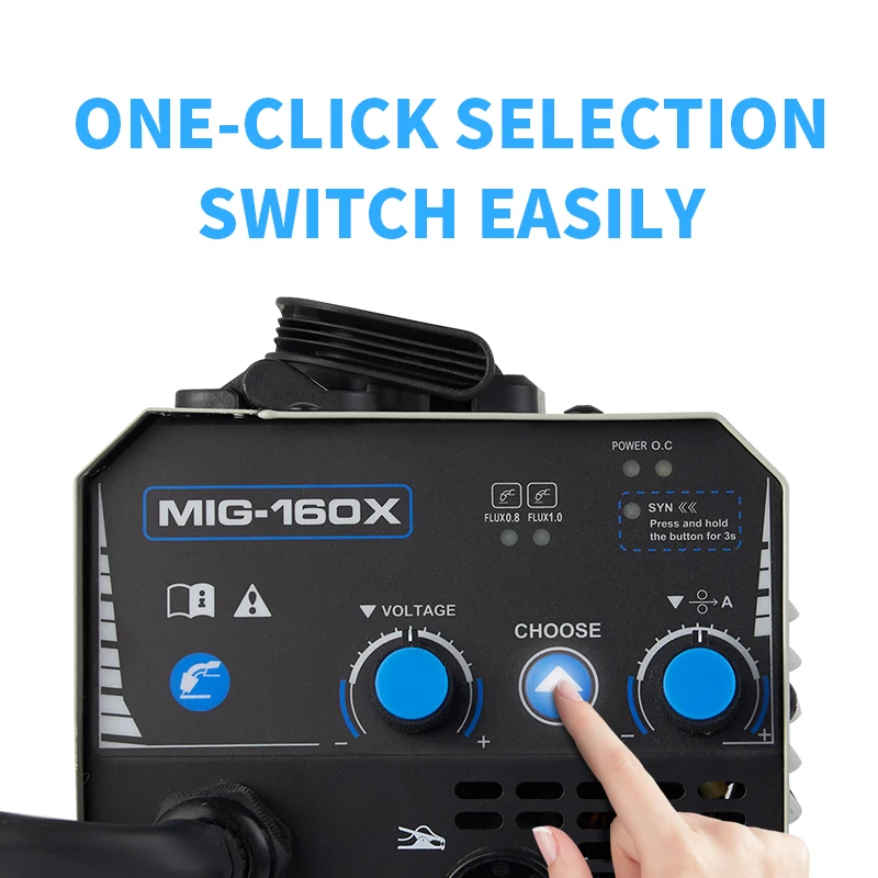 AZZUNO Mig Welding machine no gas Semi-automatic With flux cored