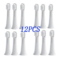 12Pcs Electric Toothbrush Head For Xiaomi Mijia T100 Adult Waterproof Ultrasonic Automatic Toothbrush Replacement Tooth Brush