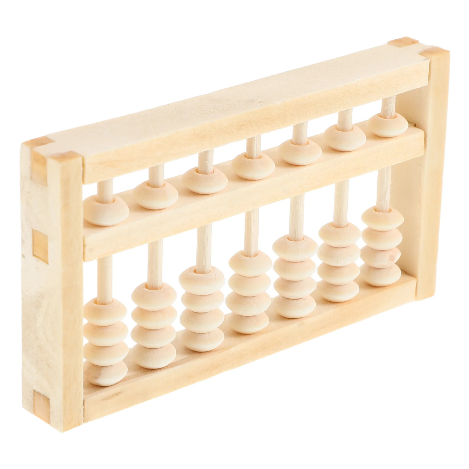 Wooden Abacus Mini Retro Photo Props Birthday Booth Kids Math Toy Arithmetic Tool Soroban Beads Japanese Student Learning